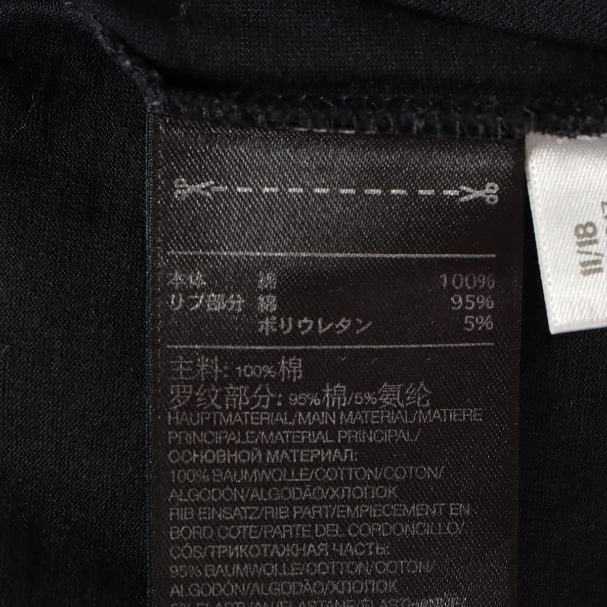 Y-3 コットン Tシャツ S/P メンズ ブラック