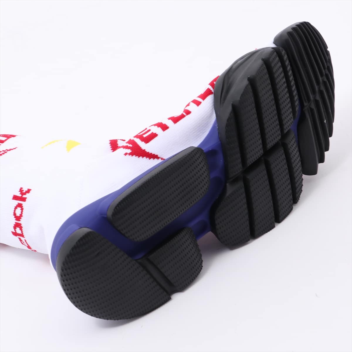 リーボック×ヴェトモン ポリエステル ブーツ EUR 37.5 レディース ホワイト 18AW Sock Pump Logo-Jacquard Sock Sneakers