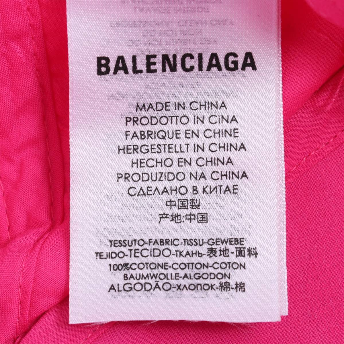 バレンシアガ ロゴ キャップ L コットン ピンク