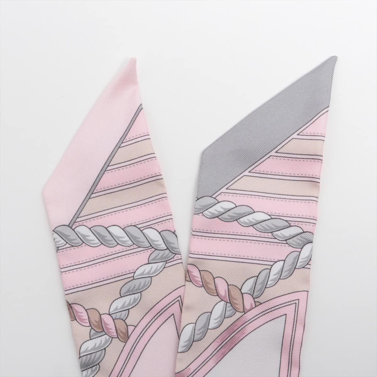 エルメス ツイリー GRANDE TENUE 馬の礼装 スカーフ シルク ピンク