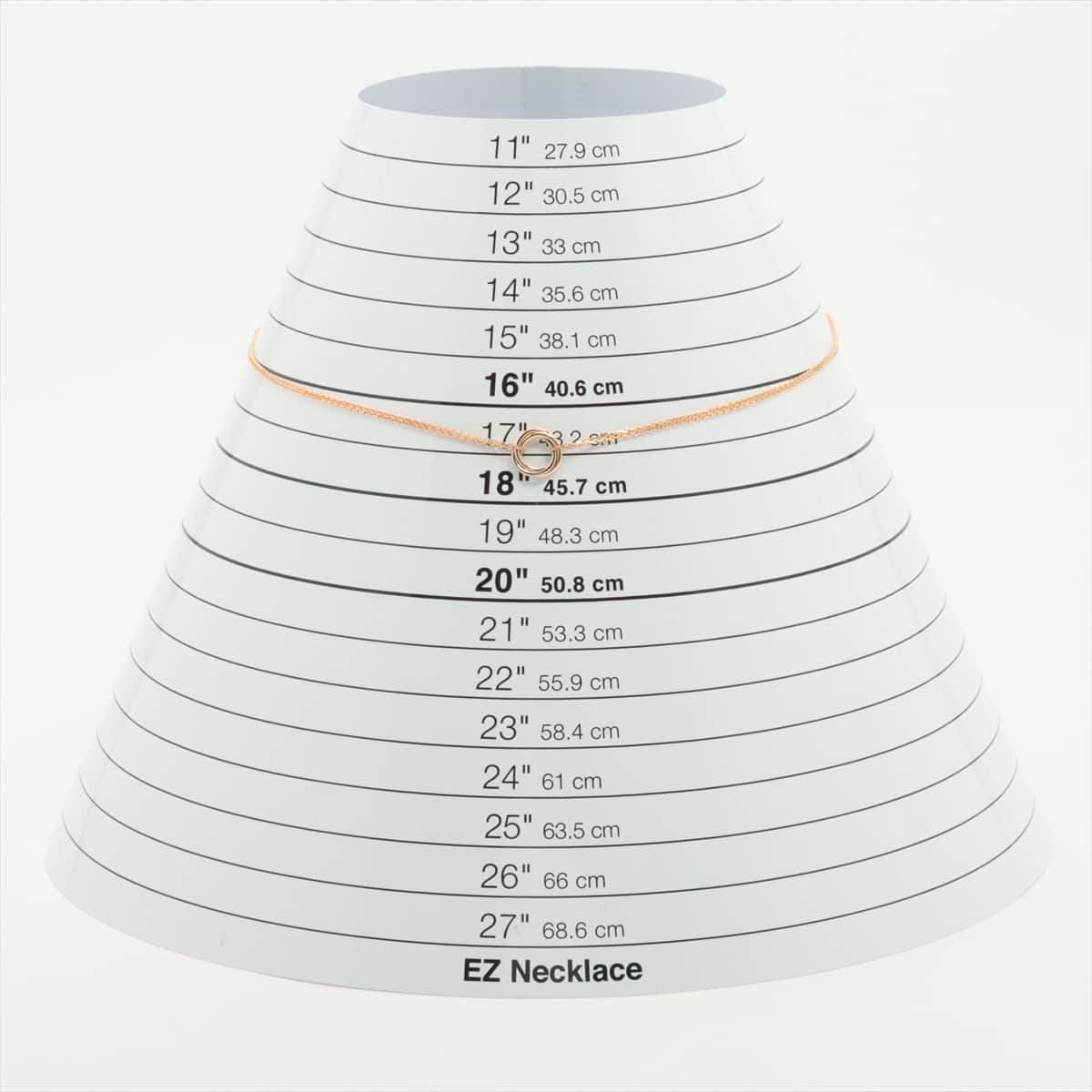 カルティエ スウィートトリニティ ネックレス 750(YG×PG×WG) 3.7g