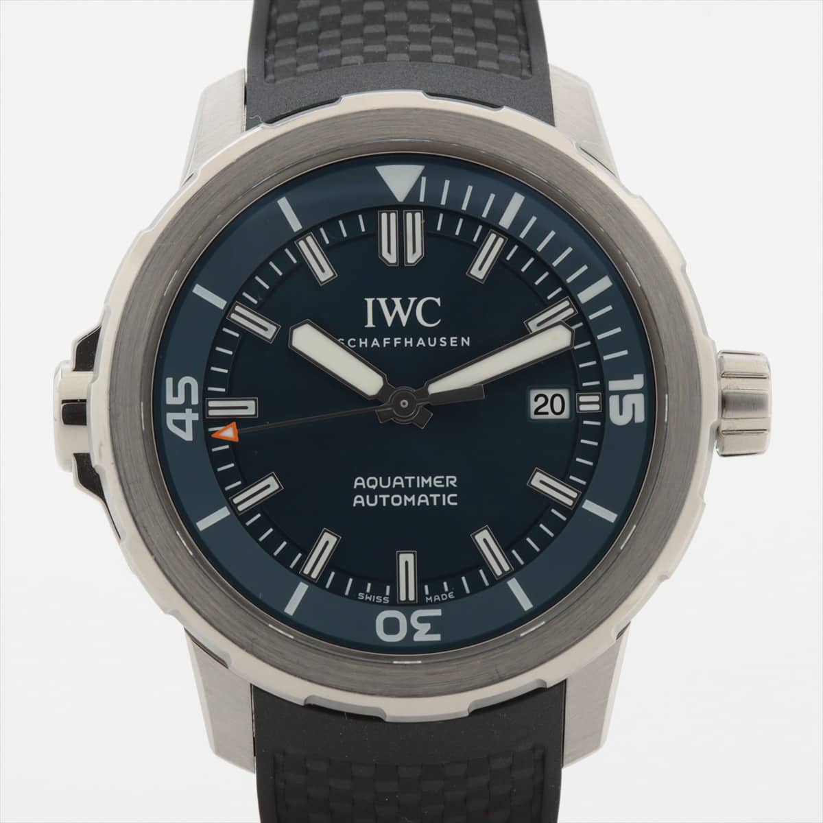 IWC アクアタイマー IW329005 SS×ラバー AT 青文字盤