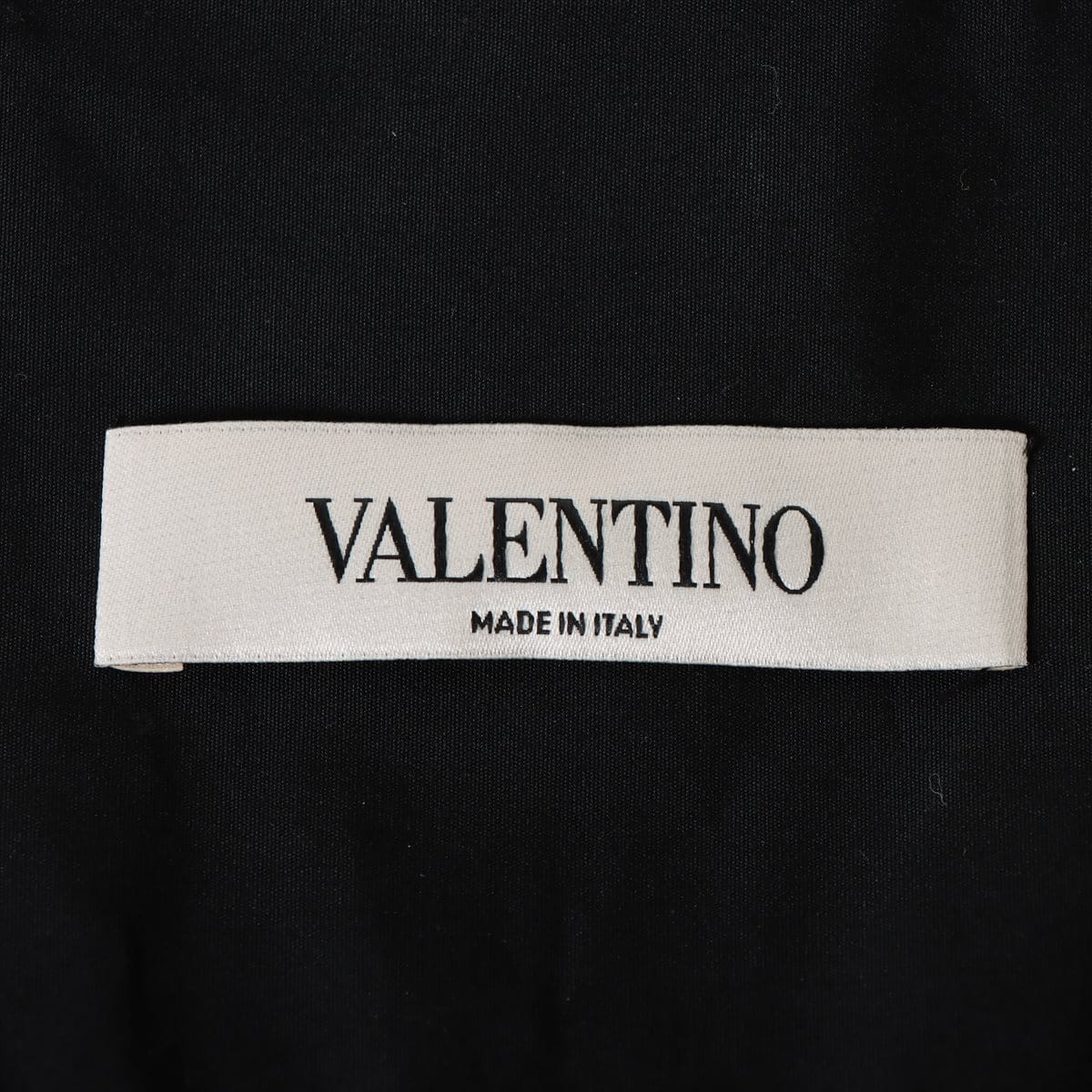 ヴァレンティノ コットン×ナイロン シャツ 40 レディース ブラック  0000022732 フリル