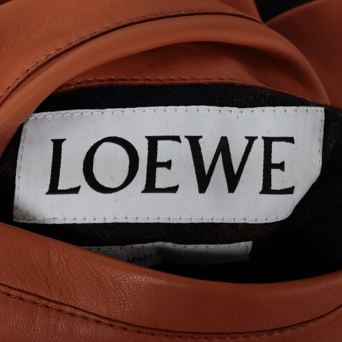 【LOEWE】ロエベラムスキンレザーアナグラムビジネスバック