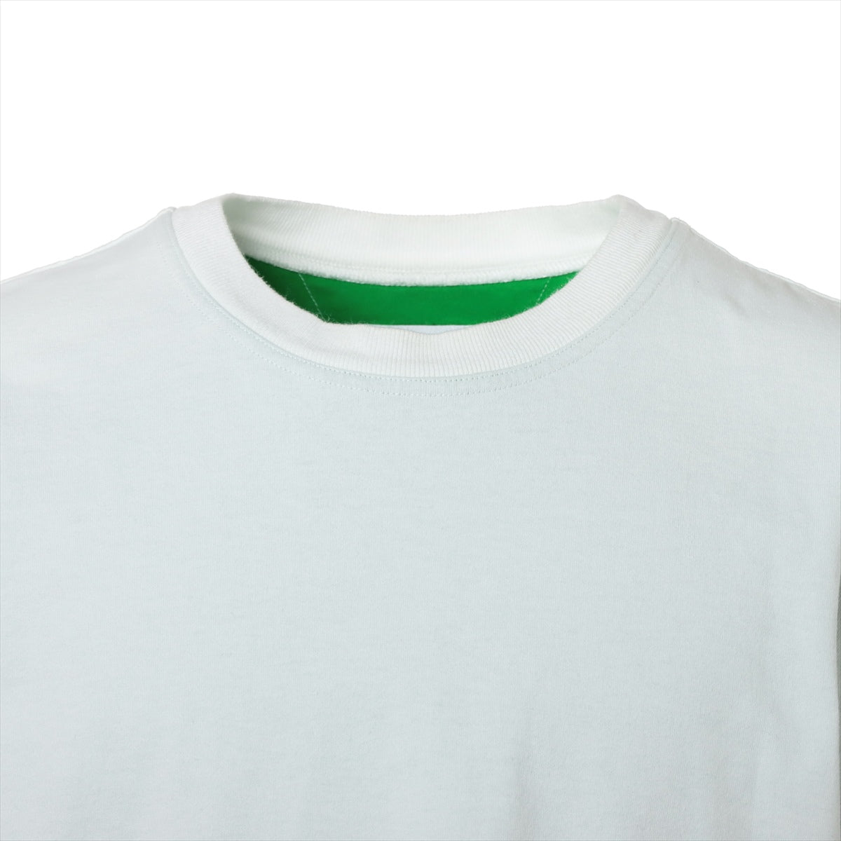 ボッテガヴェネタ 2022 コットン Tシャツ M メンズ ホワイト×グリーン