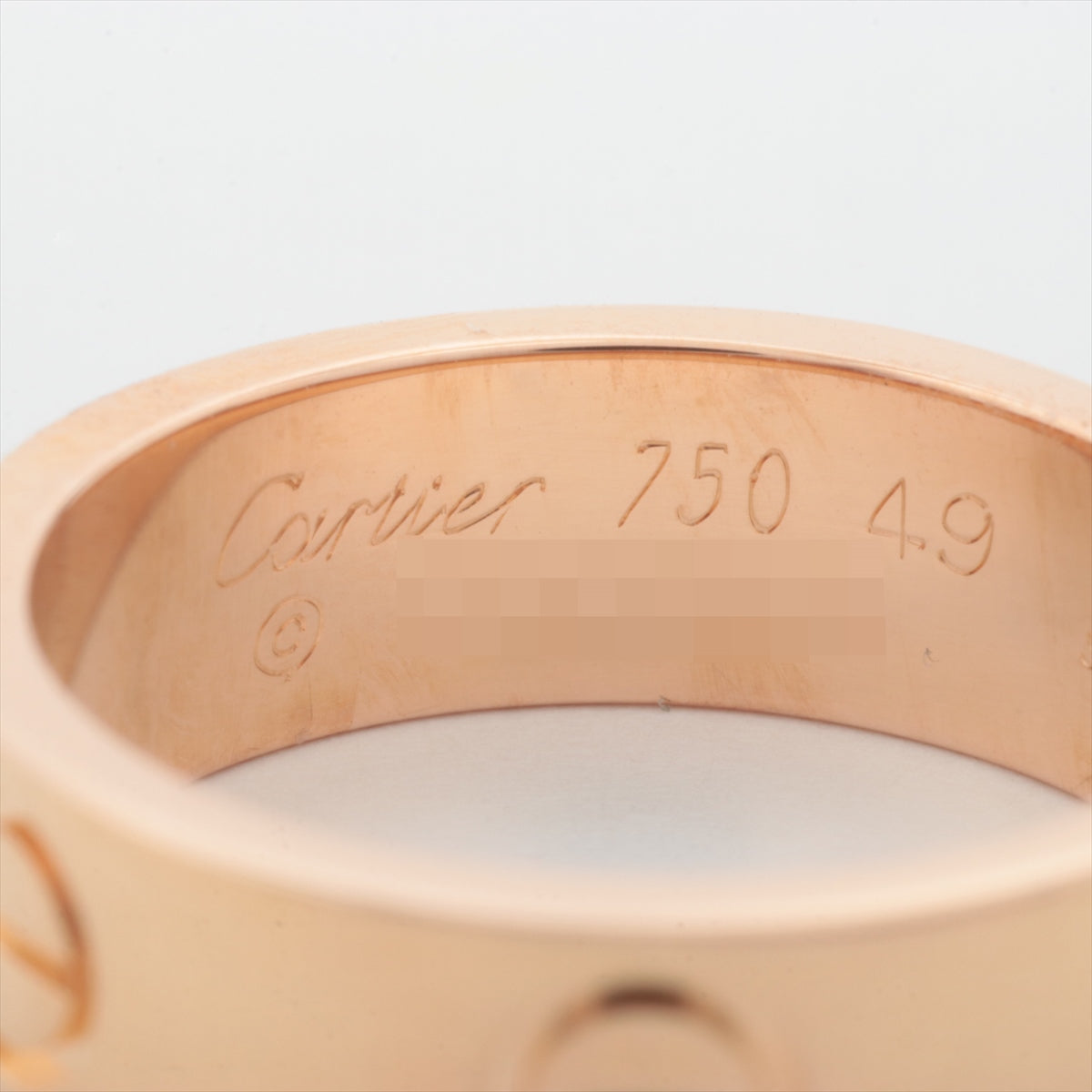 カルティエ Cartier ラブ #49 リング K18 PG ピンクゴールド 750 指輪 VLP 90199052