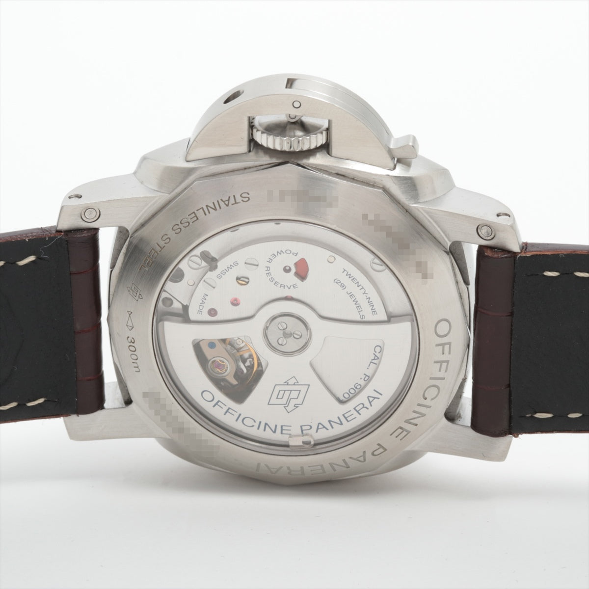 パネライ ルミノール1950 GMT 3デイズ PAM00320 SS×革 AT 黒文字盤  ラグ欠け｜ap041427｜中古ブランド品・ブランド古着通販｜ALLU（アリュー）