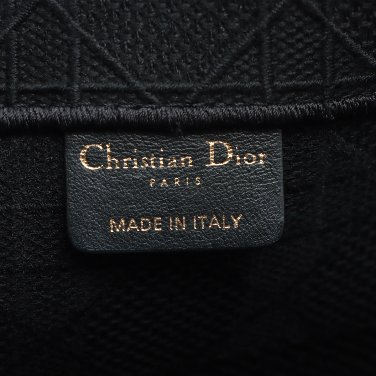 クリスチャン ディオール Dior バッグ　トート　A4  ブラック　馬蹄送料無料