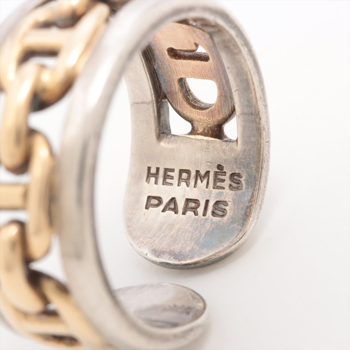 Hermès　エルメス　シェーヌダンクルリング　13号　925×750　K18