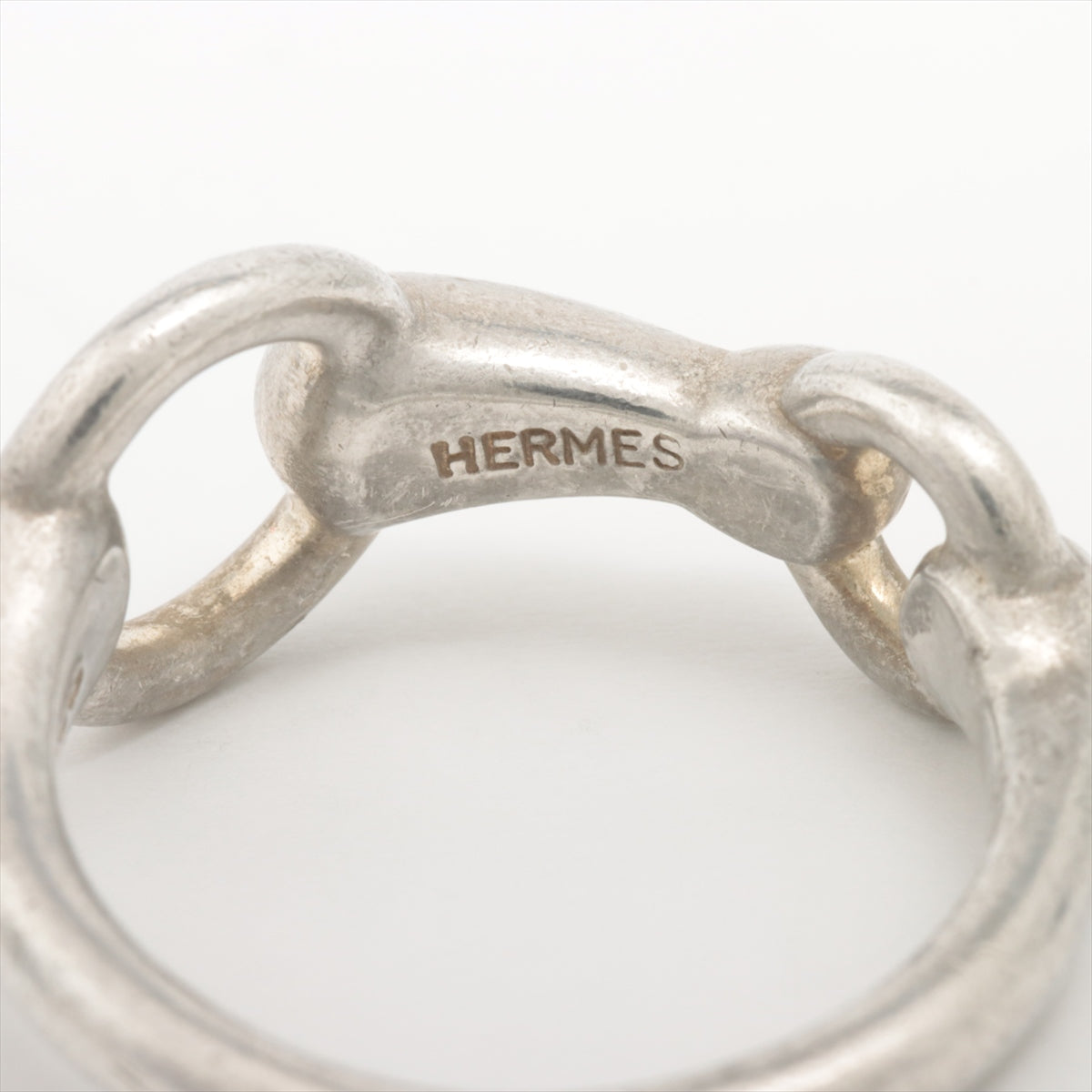【美品】Hermès　エルメス　ホースビットリング　シルバー925　8号約8号