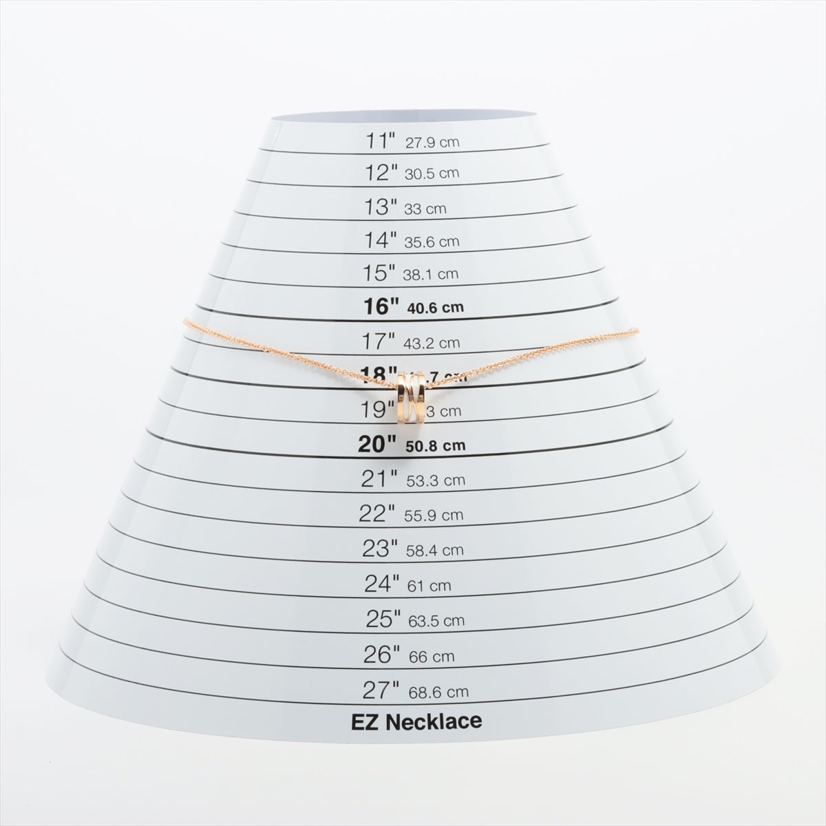 ブルガリ ビーゼロワン デザインレジェンド ネックレス 750(PG)×セラミック 13.2g