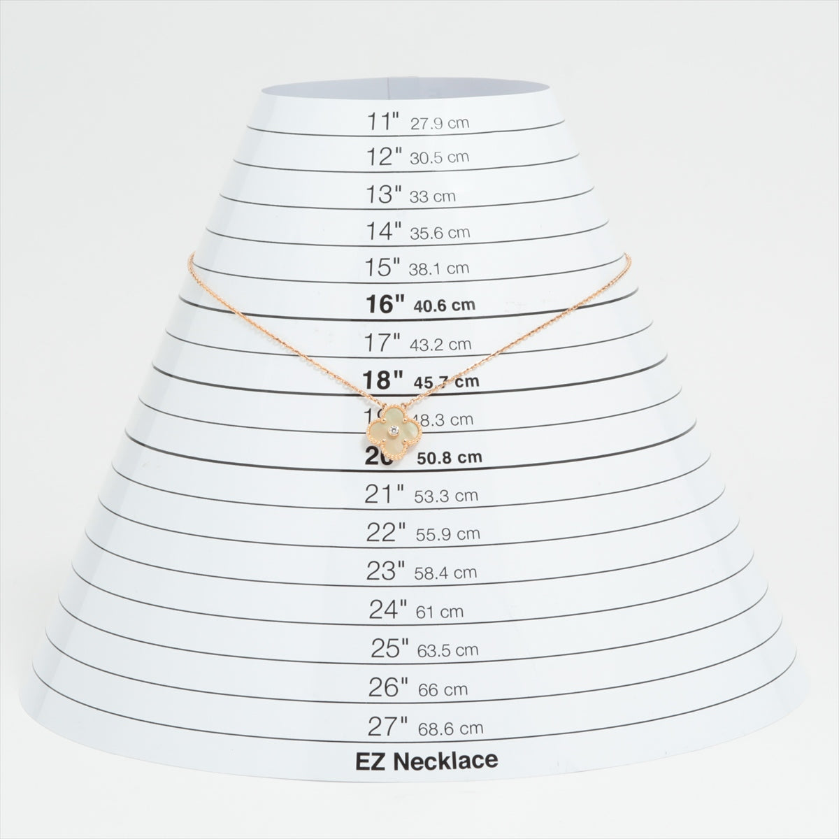 ヴァンクリーフ&アーペル ヴィンテージアルハンブラ 1P ダイヤ ゴールデンシェル ネックレス 750(YG) 6.6g VCARP2R700 2018年クリスマス限定