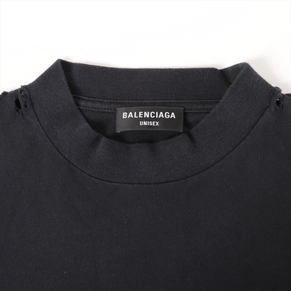 バレンシアガ 21年 コットン ロングTシャツ 1 ユニセックス ブラック 