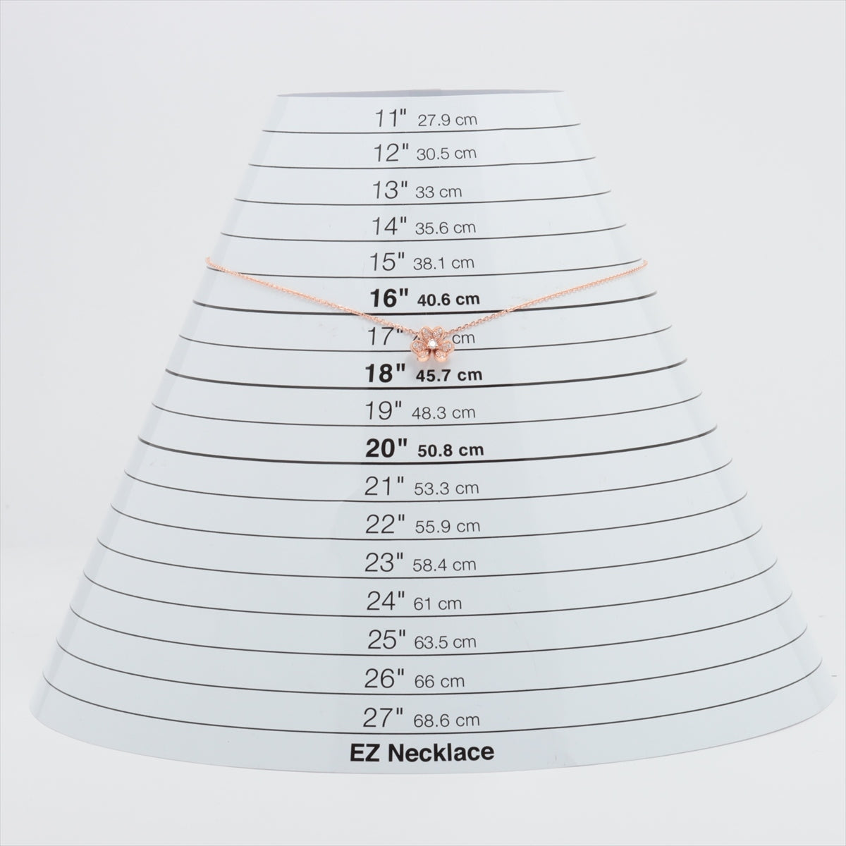 ヴァンクリーフ&アーペル フリヴォル ミニ ダイヤ ネックレス 750(PG) 3.5g VCARP7RI00