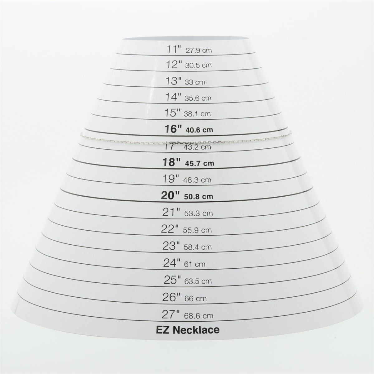 カルティエ フォルサチェーン ネックレス 750(WG) 5.6g