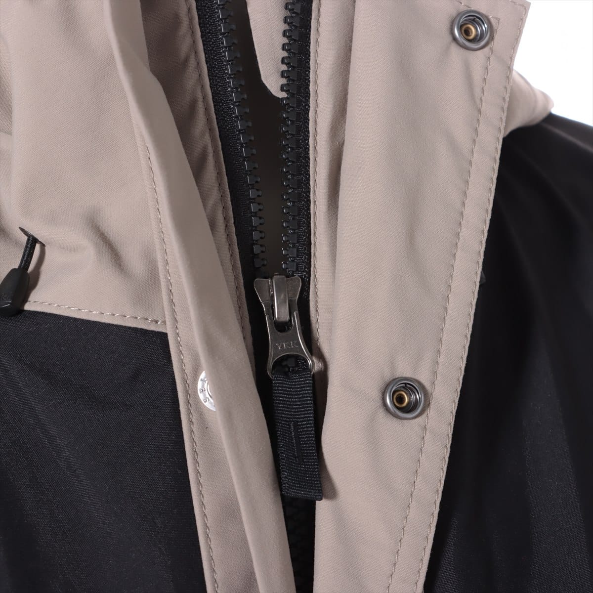 ノースフェイス ナイロン マウンテンパーカー XL メンズ ブラック×ベージュ  MOUNTAIN LIGHT JACKET