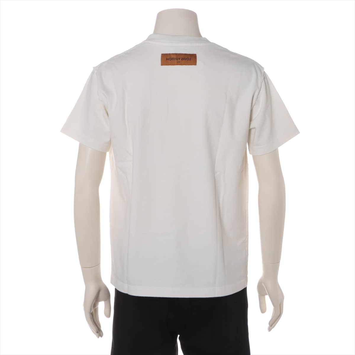 ルイヴィトン 20年 コットン Tシャツ S メンズ ホワイト  RM202M