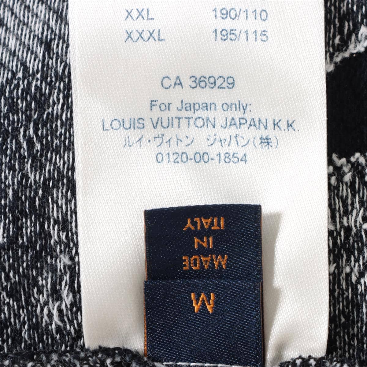 ルイヴィトン 20AW コットン Tシャツ M メンズ ネイビー  RM202M モノグラムカモフラージュ