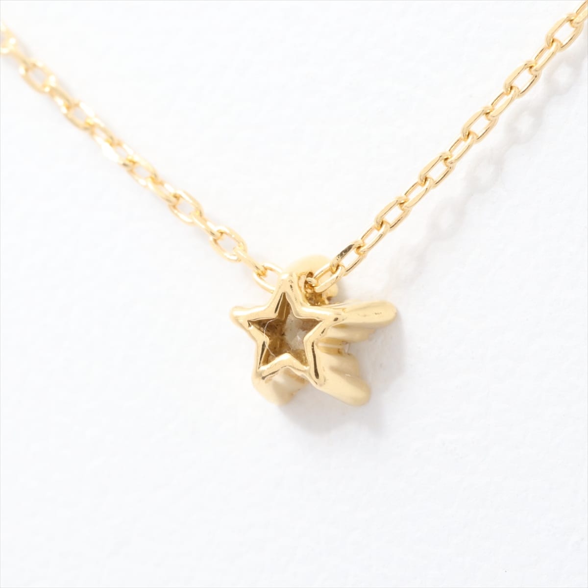 スタージュエリー　STAR JEWELRY　スターリー ダイヤ ネックレス　K18YG　0.04ct