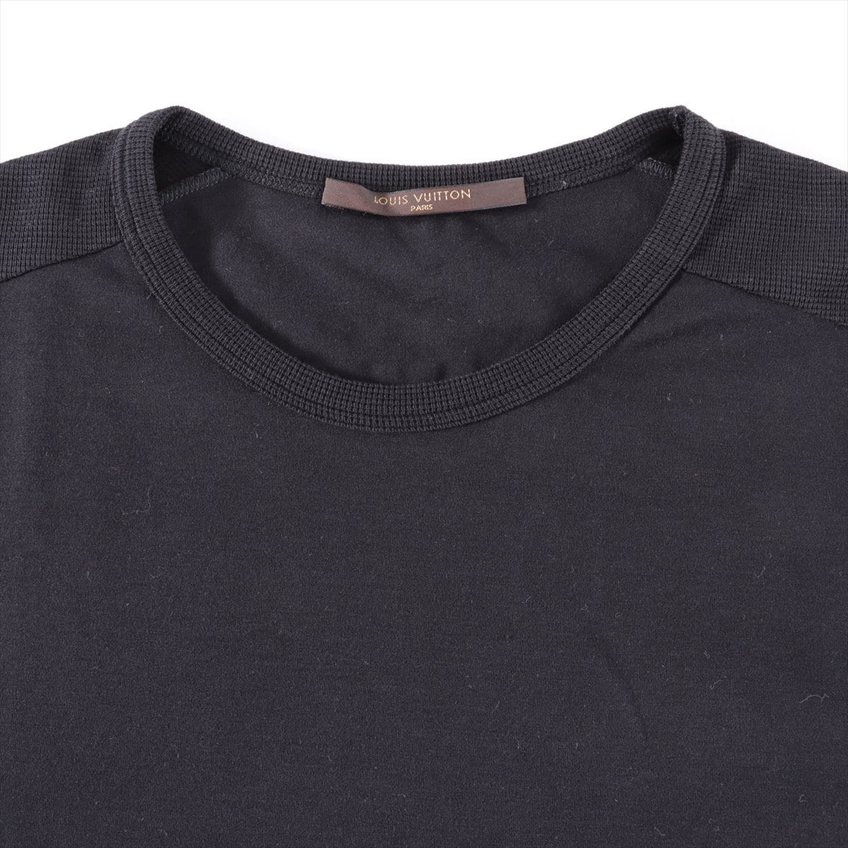 ルイヴィトン RM101M コットン Tシャツ M メンズ ブラック  バックロゴ