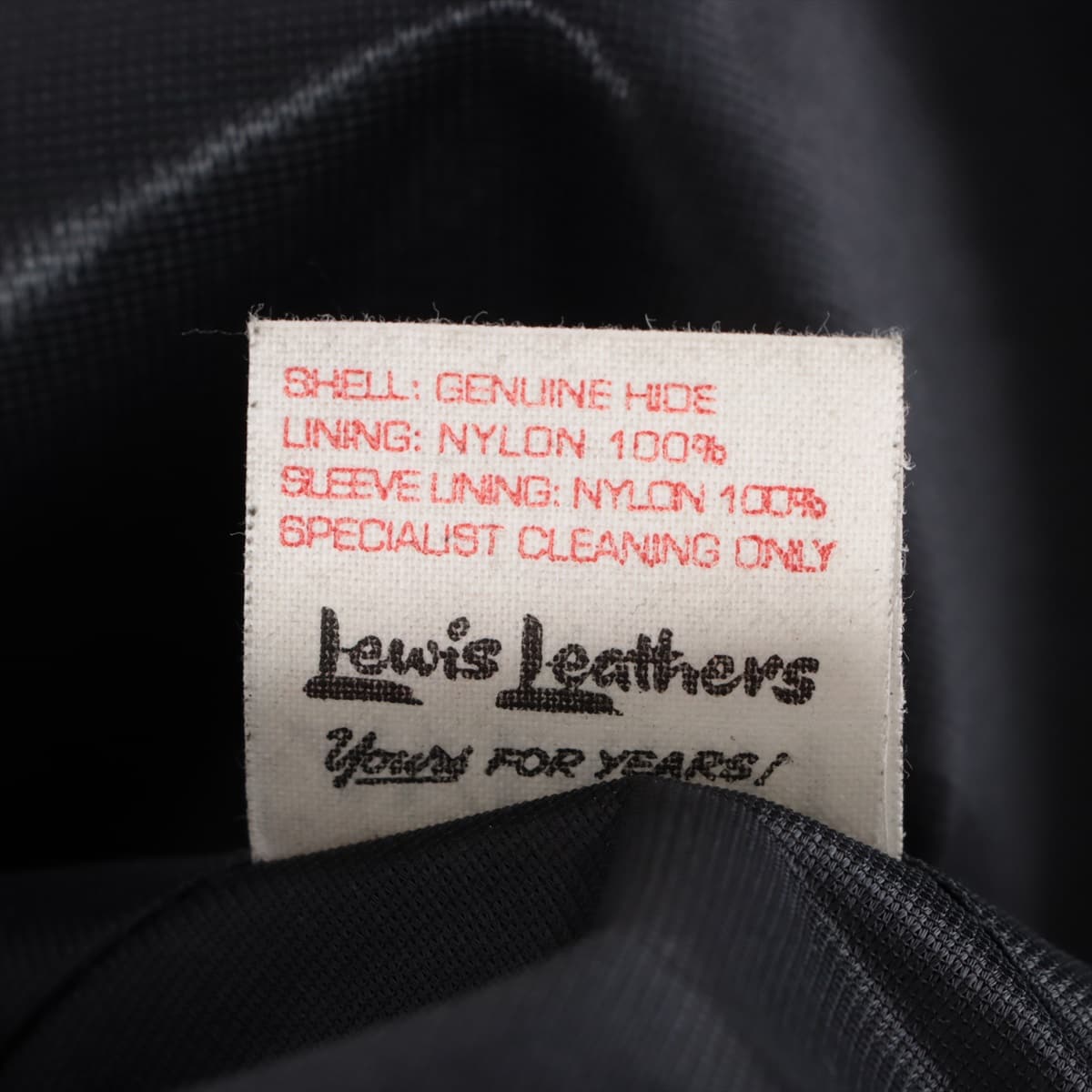 ルイスレザー レザー ライダースジャケット 34 メンズ ブラック  サイクロン