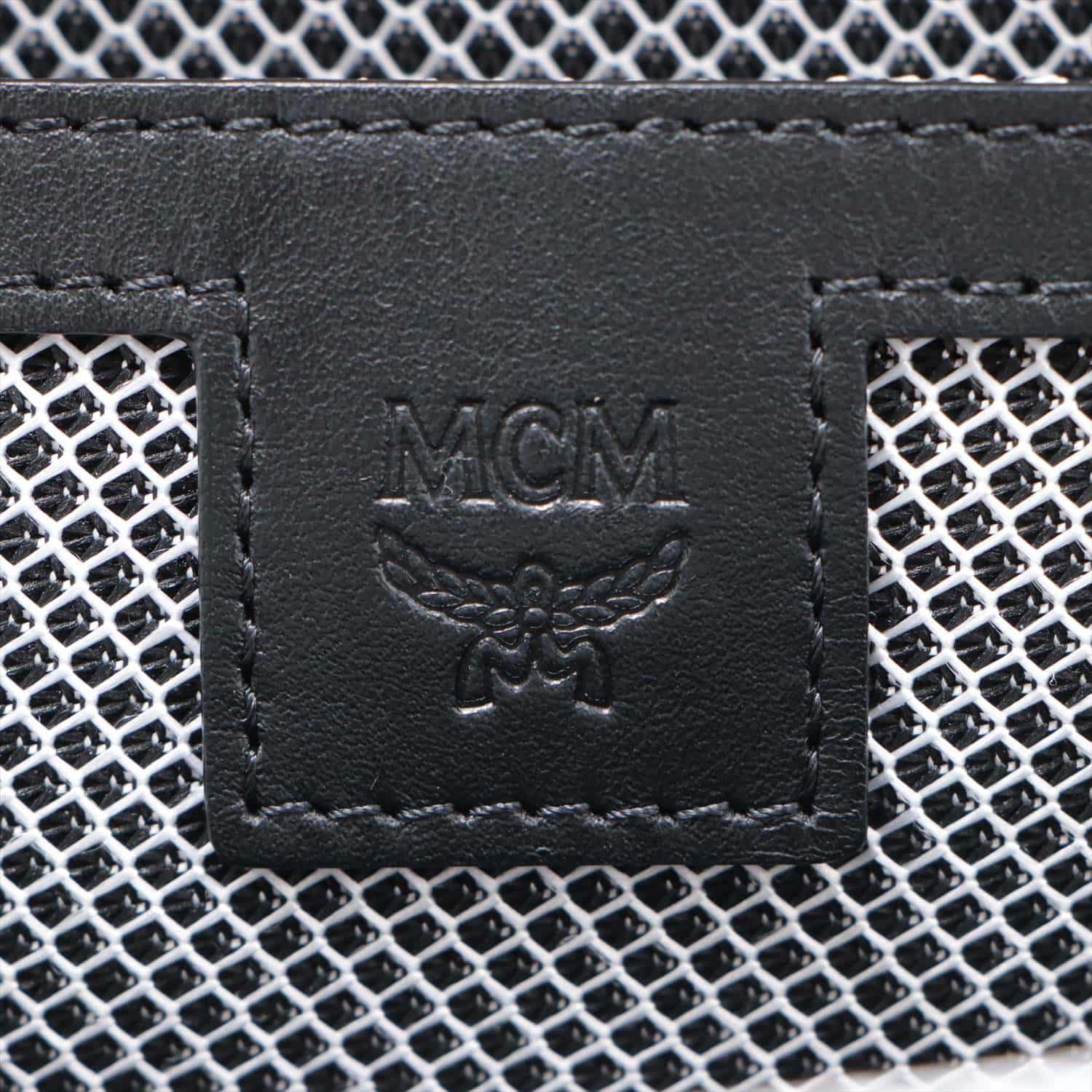 MCM レザー バックパック/リュック ブラック