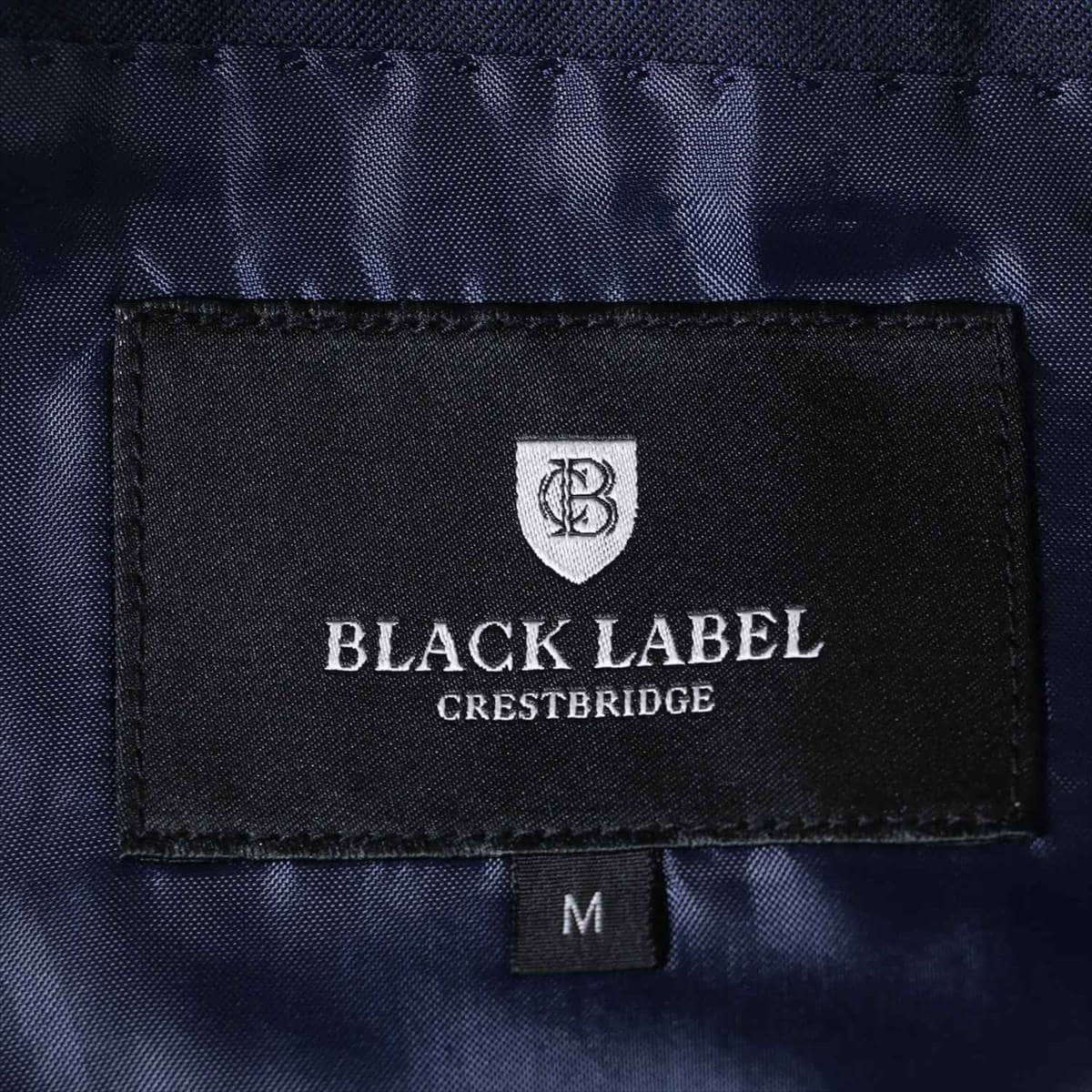 【新品】ブラックレーベルクレストブリッジ　テーラード　黒　M メンズスーツおじさんのバーバリー