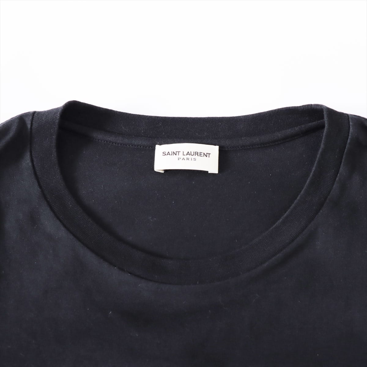サンローランパリ 17年 コットン Tシャツ XS メンズ ブラック  クラシックロゴ