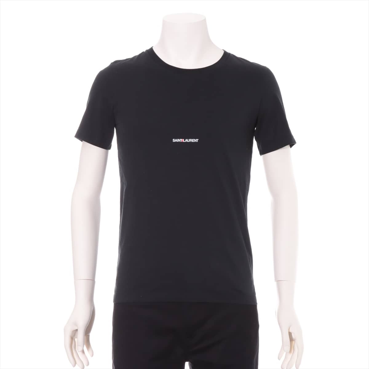 サンローランパリ 17年 コットン Tシャツ XS メンズ ブラック  クラシックロゴ