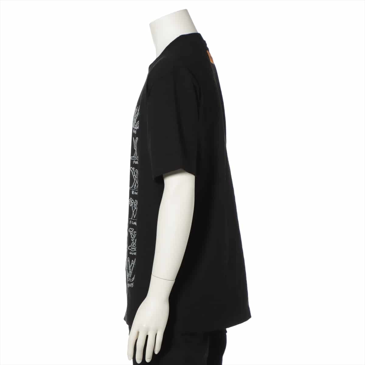 ルイヴィトン RM211M コットン Tシャツ XL メンズ ブラック LV