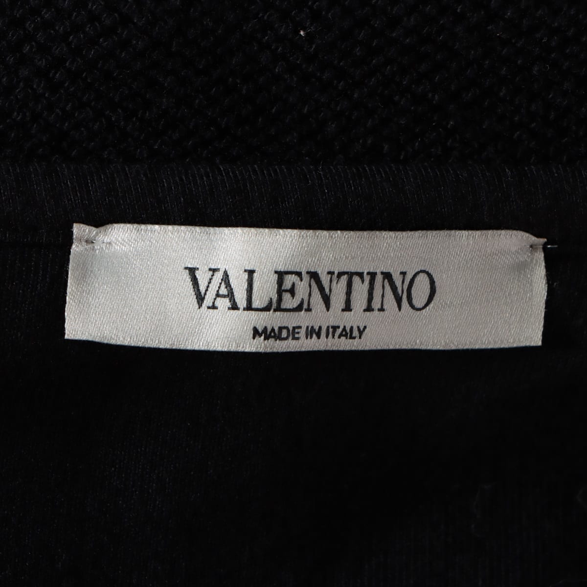 ヴァレンティノ 19AW コットン パーカー XL メンズ ブラック  ロゴ