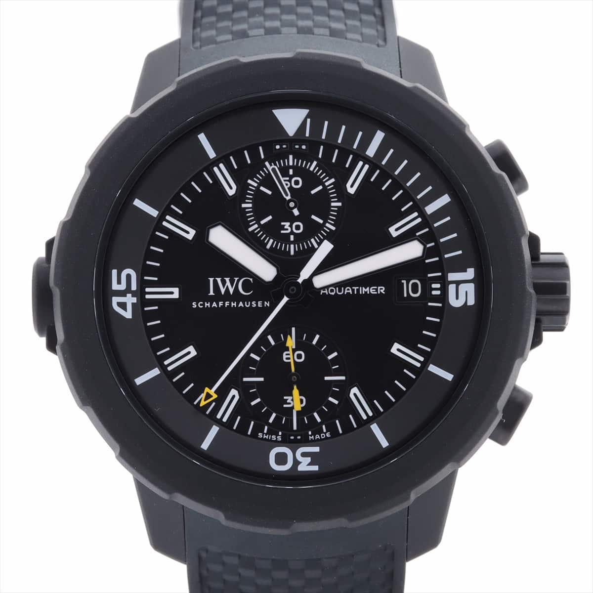 IWC アクアタイマー IW379502 SS×ラバー AT 黒文字盤 ベルト香水臭 内箱のみ