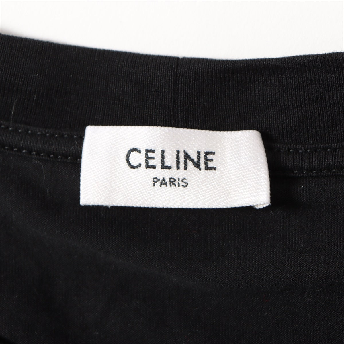セリーヌ コットン Tシャツ L メンズ ブラック  2X59C671Q エディ期