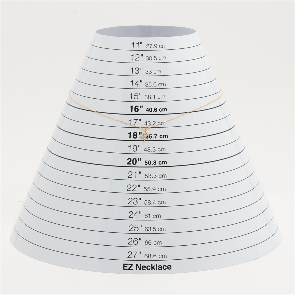 スタージュエリー ダイヤ ネックレス K18(YG) 1.1g 0.06