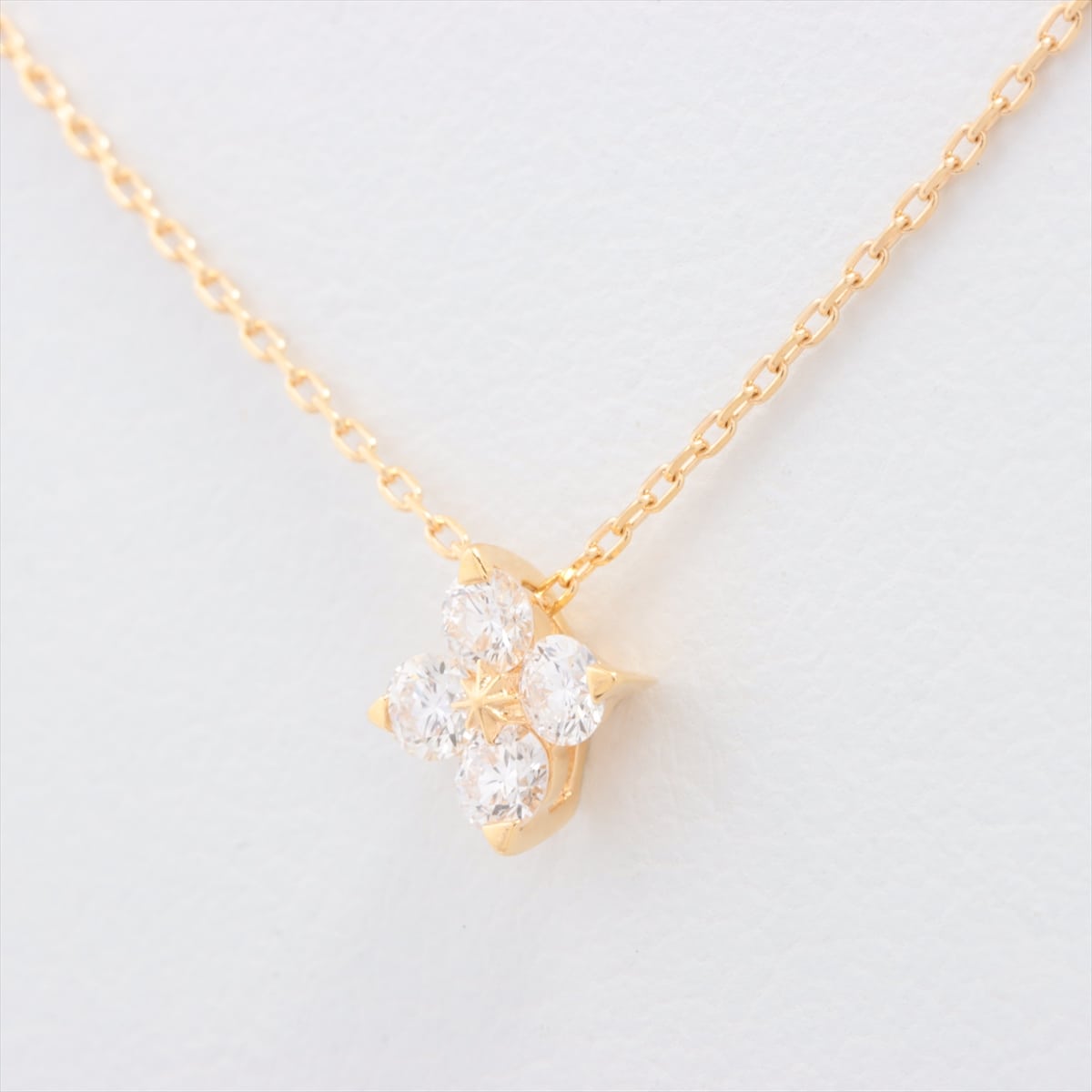 スタージュエリー　STAR JEWELRY　BRIGHTEST STAR ネックレス　K18YG　0.13ct