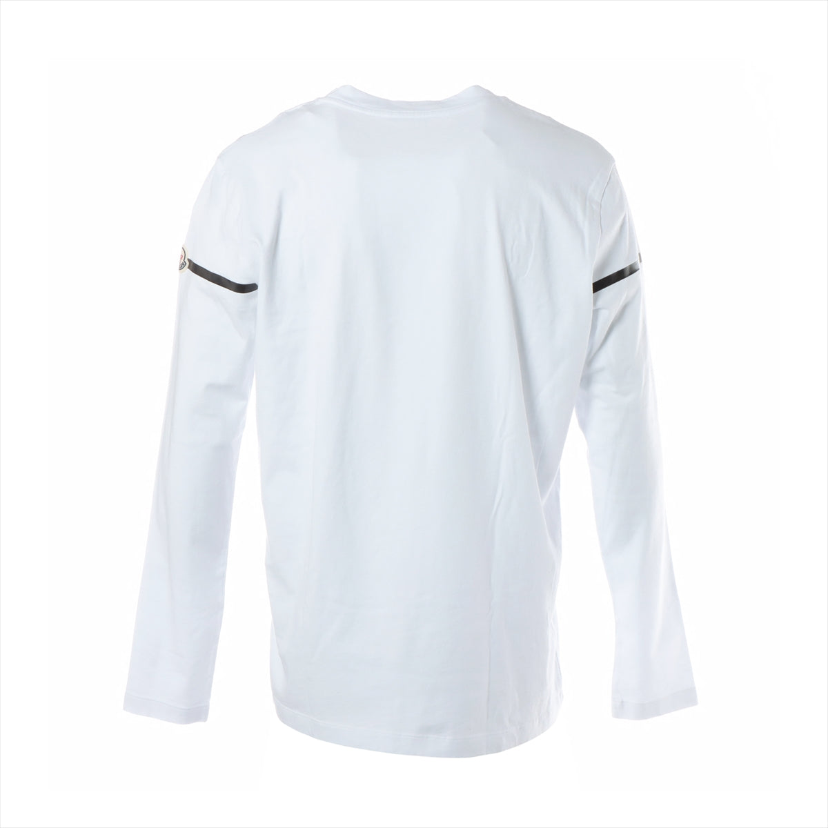 モンクレール 21年 コットン ロングTシャツ M メンズ ホワイト