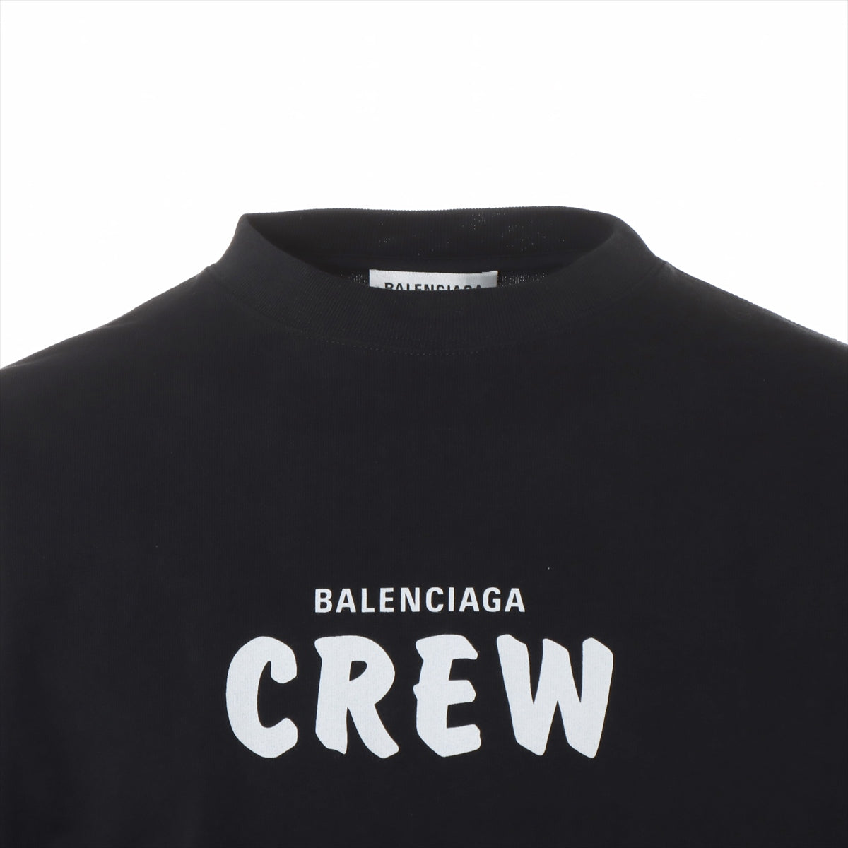 バレンシアガ コットン Tシャツ XS メンズ ブラック 620941 CREW ｜ef027467｜中古ブランド品・ブランド古着通販｜ALLU（アリュー）