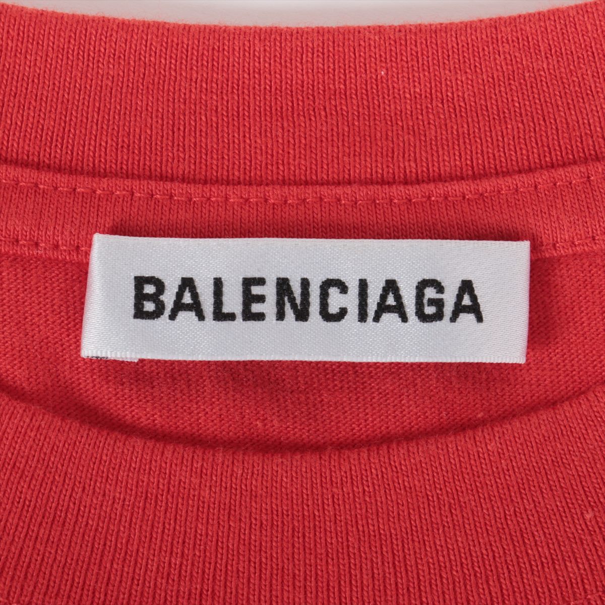 バレンシアガ 20年 コットン Tシャツ XS メンズ レッド  612965