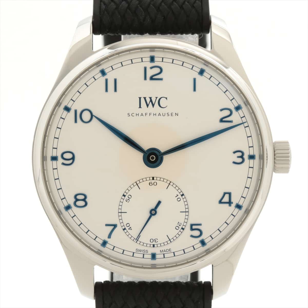 IWC ポルトギーゼ・オートマティック40 IW358304 SS×ラバー AT シルバー文字盤