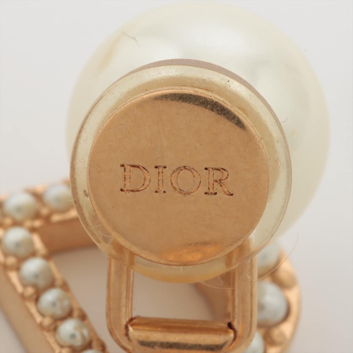 ディオール Dior Tribales  ディオール トライバル イヤリング(両耳用) GP×フェイクパール ゴールド