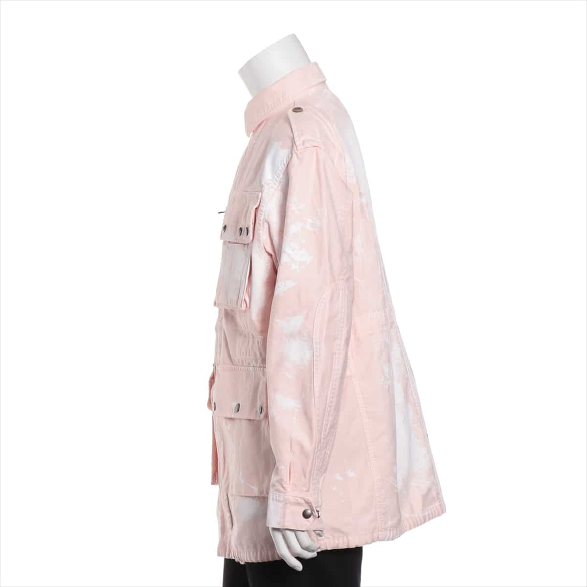 フェイスコネクション コットン ミリタリージャケット サイズM メンズ ピンク 18SS  TAG MILI PARKA ペイント加工