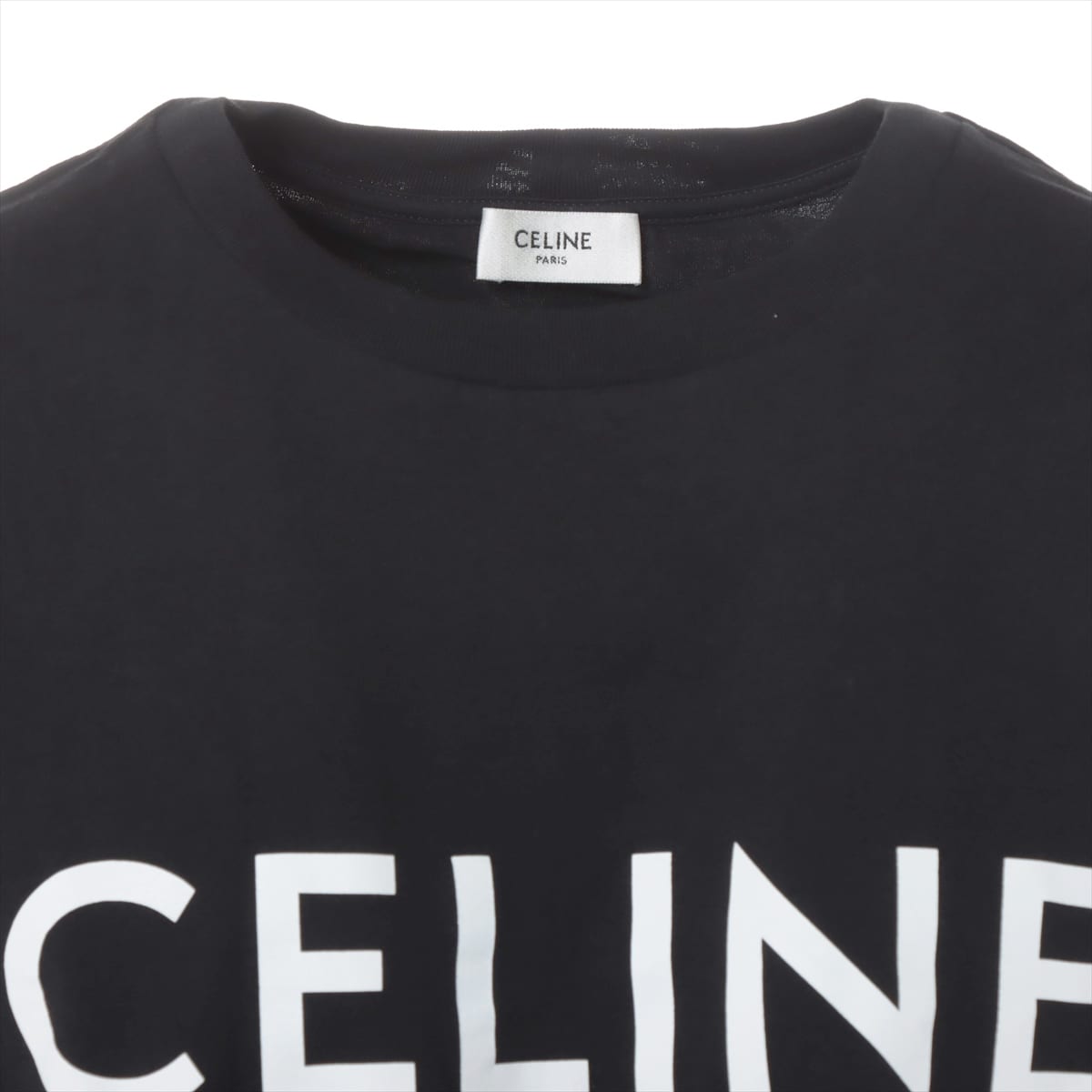 セリーヌ コットン Tシャツ S メンズ ブラック エディ期 2X681671Q