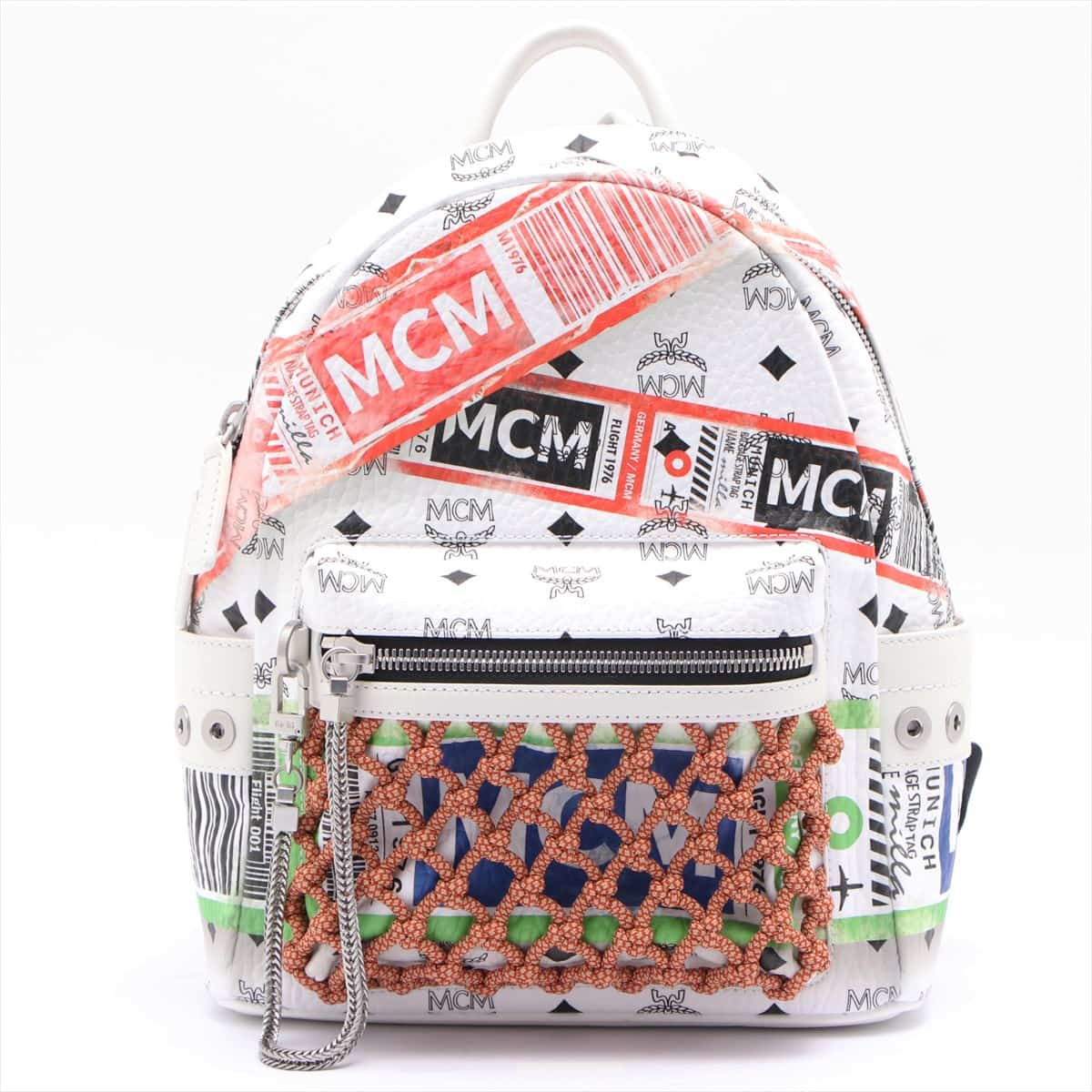 MCM レザー バックパック/リュック ホワイト