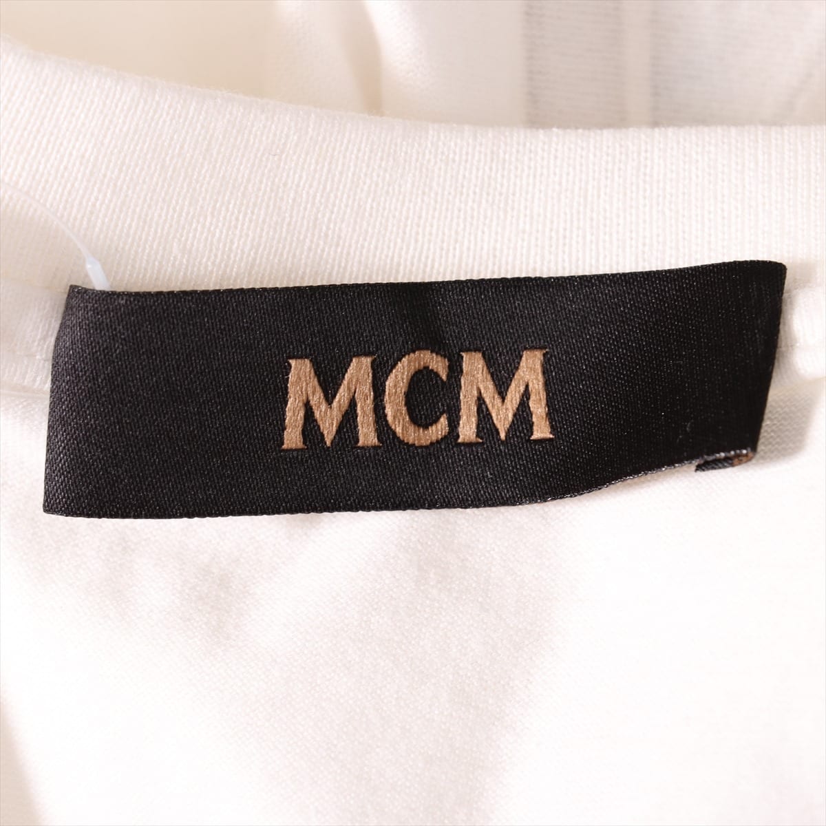 MCM コットン Tシャツ S レディース ホワイトゴールド