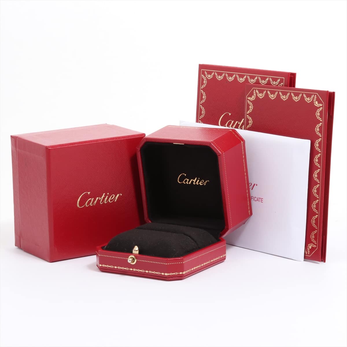 カルティエ　Cartier　ソリテール1895 ハーフエタニティ ダイヤモンド リング　Pt950　0.34ct　#49