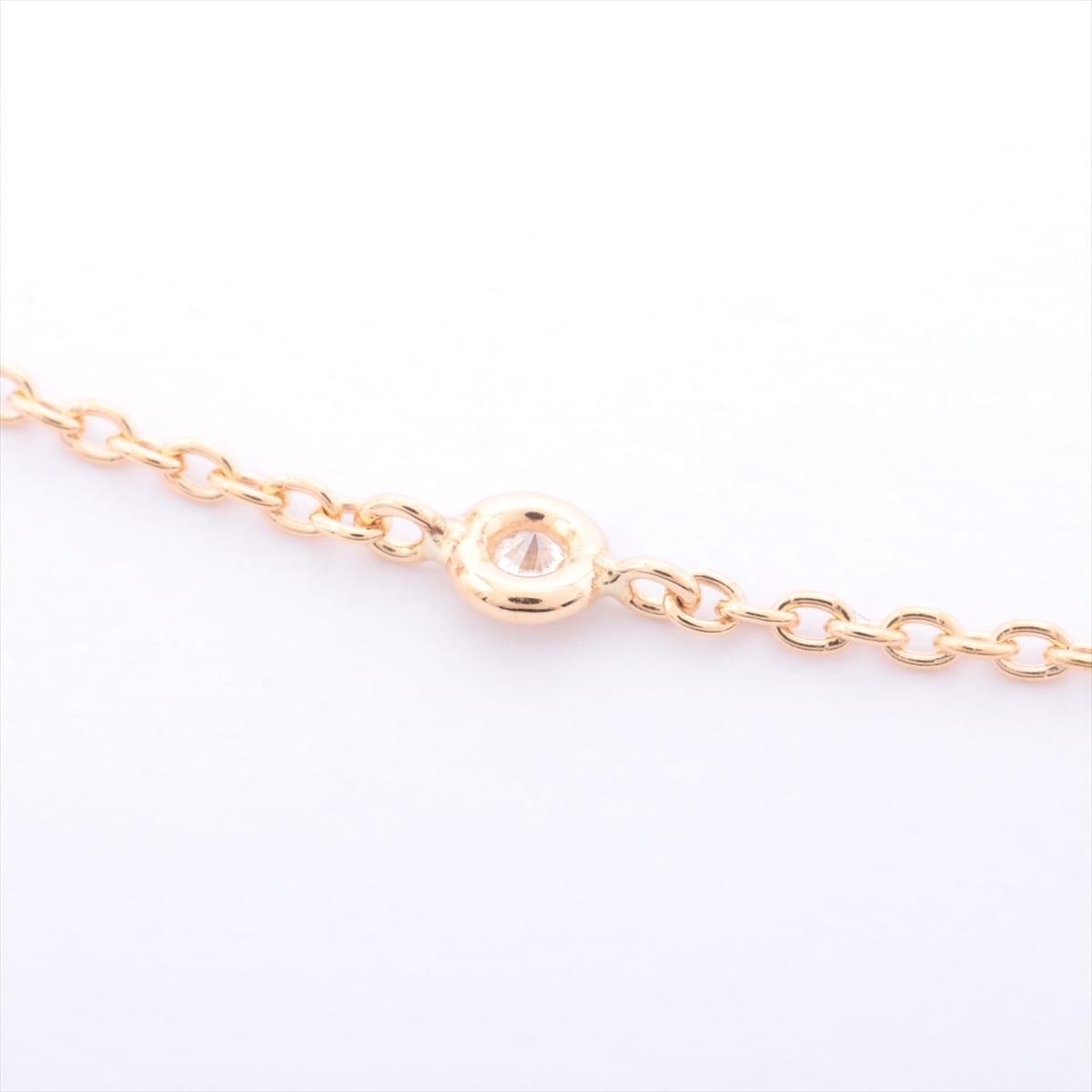 スタージュエリー　STAR JEWELRY　ダイヤ ブレスレット　K18YG　0.07ct