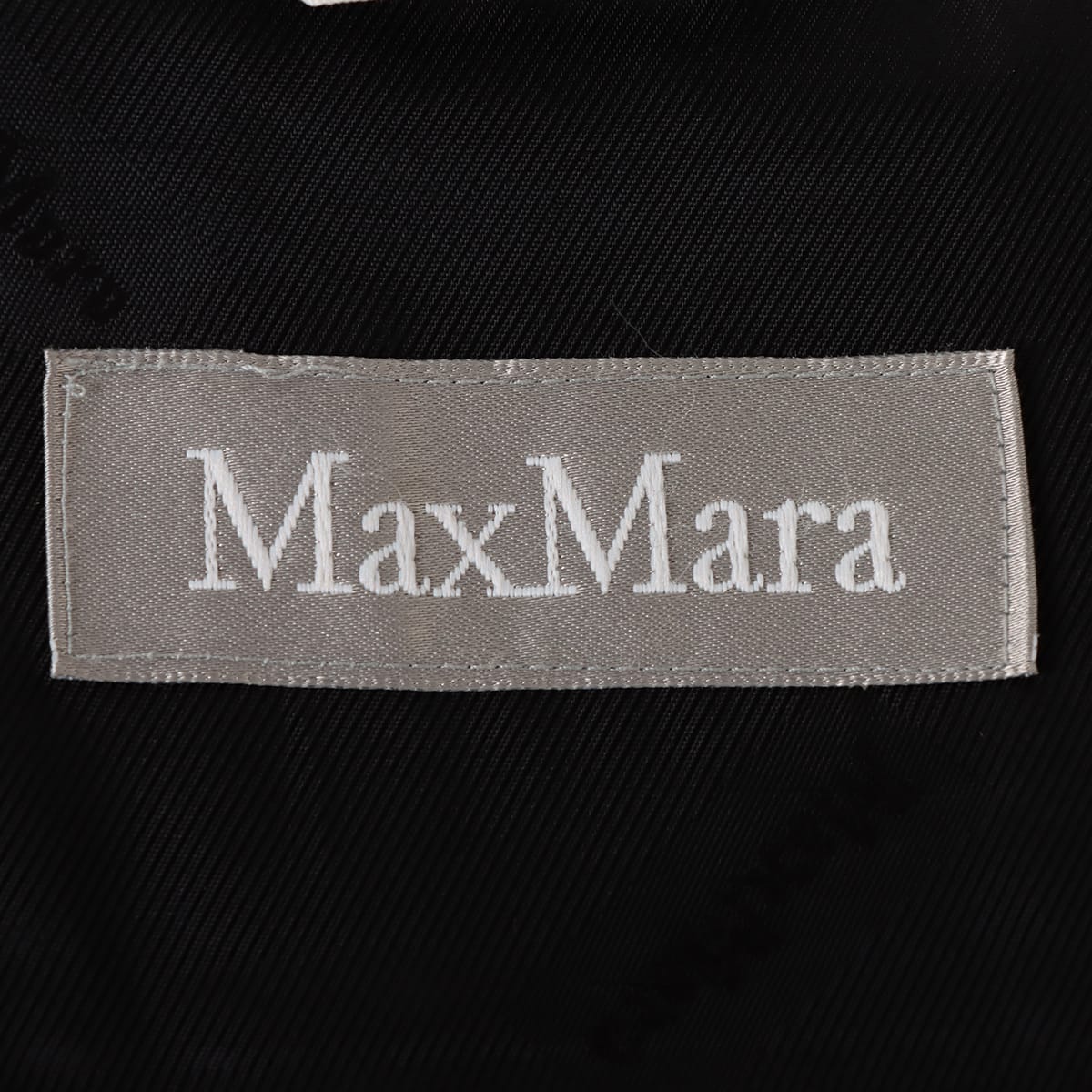 マックスマーラ ウール×アンゴラ コート J40 レディース ブラック
