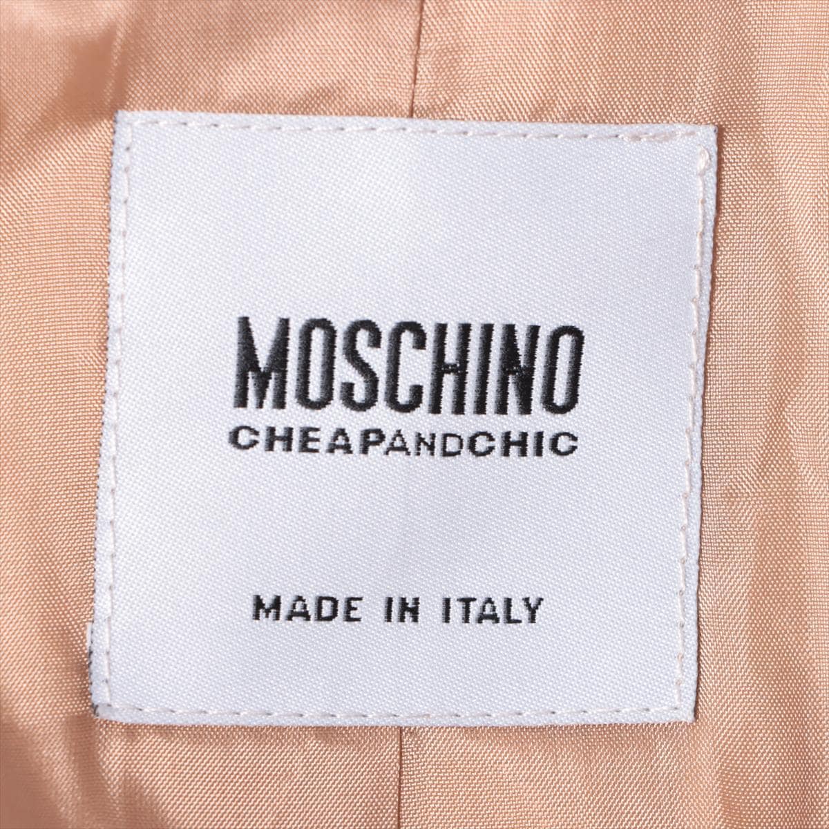 モスキーノ MOSCHINO レザージャケット    レディース 4242採寸サイズ