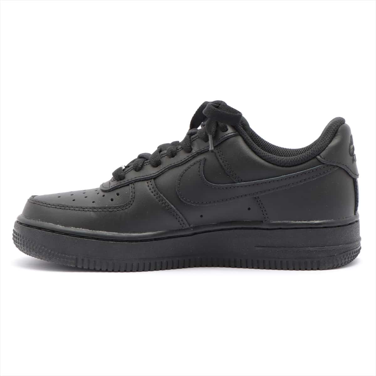 ナイキ AIR FORCE 1 レザー スニーカー 22.5cm レディース ブラック DD8959-001