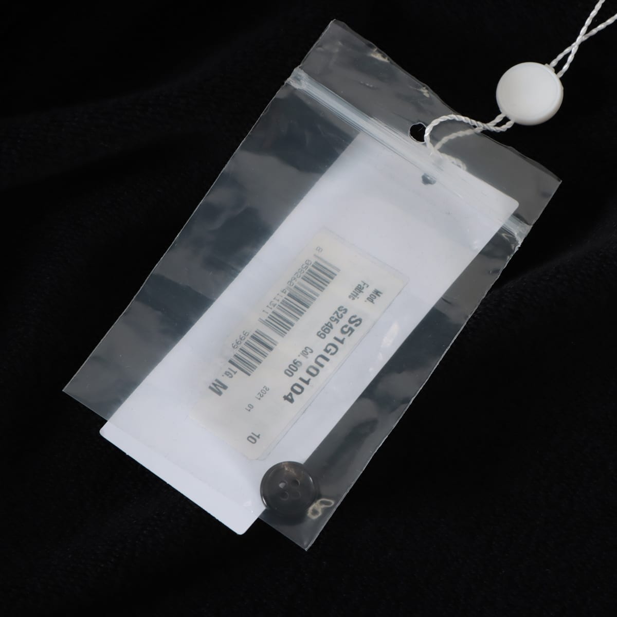 極美品△正規品 Maison Margiela メゾンマルジェラ 1 21SS S51GU0104 ロゴ刺繍入り コットン ジップアップパーカー/フーディー ホワイト M